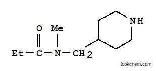 프로판아미드, N-메틸-N-(4-피페리디닐메틸)-