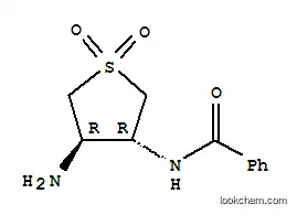벤즈아미드, N-(4-아미노테트라히드로-1,1-디옥시도-3-티에닐)-, 트랜스-(9CI)
