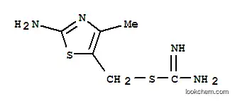 카르바미미도티오산, (2-아미노-4-메틸-5-티아졸릴)메틸 에스테르(9CI)