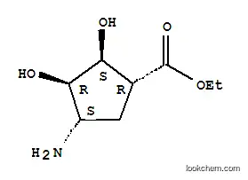 시클로펜탄카르복실산, 4-아미노-2,3-디히드록시-, 에틸 에스테르,