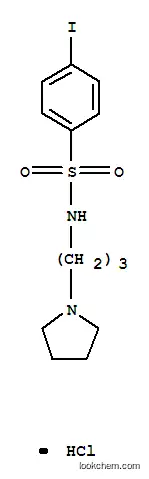 4-요오도-N-(3-피롤리딘-1-일-프로필)-벤젠설폰아미드 염산염