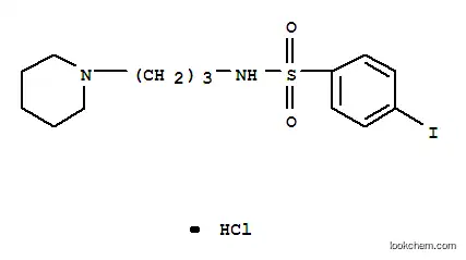 4-IODO-N-(3-PIPERIDIN-1-YL-PROPYL)-벤젠설폰아미드염화물
