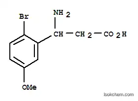 3- 아미노 -3- (2- 브로 모 -5- 메 톡시-페닐)-프로피온산