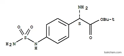 벤젠아세트산, -알파-아미노-4-[(아미노술포닐)아미노]-, 1,1-디메틸에틸 에스테르, (-알파-S)-(9CI)