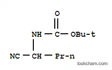 카르밤산, (1-시아노부틸)-, 1,1-디메틸에틸 에스테르 (9CI)