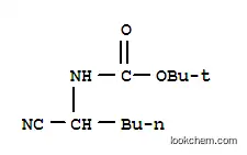 카르밤산, (1-시아노펜틸)-, 1,1-디메틸에틸 에스테르(9CI)