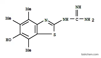 구아니딘, (6-하이드록시-4,5,7-트리메틸-2-벤조티아졸릴)-(9CI)