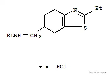 에틸-2(N-에틸아미노메틸)-6 테트라하이드로-4,5,6,7-벤조(d)티아졸 염화수화물[프랑스어]