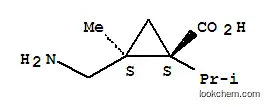 시클로프로판카르복실산, 2-(아미노메틸)-2-메틸-1-(1-메틸에틸)-, (1R,2R)-rel-(9CI)