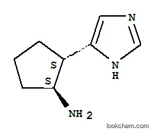 시클로펜탄아민, 2-(1H-이미다졸-4-일)-, 트랜스-(9CI)