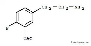 페놀, 5-(2-아미노에틸)-2-플루오로-, 아세테이트(에스테르)(9CI)