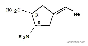 시클로펜탄카르복실산, 2-아미노-4-에틸리덴-, 시스-(9CI)