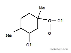 시클로헥산카르보닐 클로라이드, 3-클로로-1,4-디메틸-(9CI)