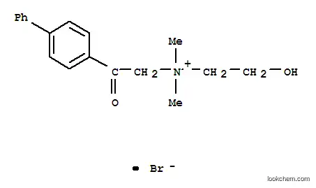 2- 히드 록시 에틸-디메틸-[2- 옥소 -2- (4- 페닐 페닐) 에틸] 아자 늄 브로마이드