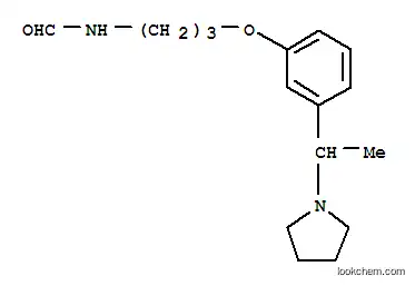 포름아미드, N-(3-(3-(1-(1-피롤리디닐)에틸)페녹시)프로필)-