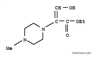 1-피페라진아세트산,알파-(히드록시메틸렌)-4-메틸-,에틸에스테르(9CI)