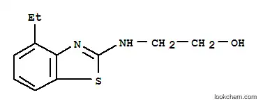 에탄올, 2-[(4-에틸-2-벤조티아졸릴)아미노]-(9CI)