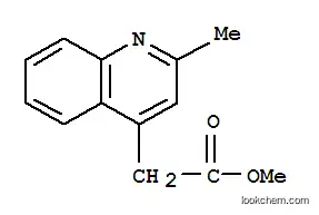4- 퀴놀린 아세트산, 2- 메틸-, 메틸 에스테르 (9CI)