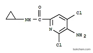 2-피리딘카르복사미드,5-아미노-4,6-디클로로-N-시클로프로필-(9CI)