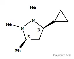 피라 졸리 딘, 3- 시클로 프로필 -1,2- 디메틸 -5- 페닐-, 시스-(9CI)