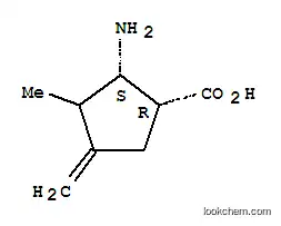시클로펜탄카르복실산, 2-아미노-3-메틸-4-메틸렌-, (1R,2S)-(9CI)