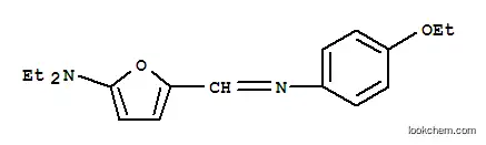 2-푸라나민, 5-[[(4-에톡시페닐)이미노]메틸]-N,N-디에틸-