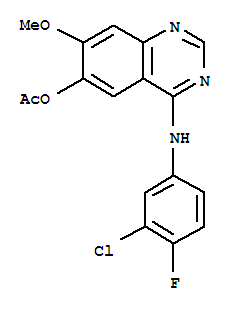 4-(3-Chloro-4-fluorophenylamino)-7-methoxyquinazolin-6-ylacetate