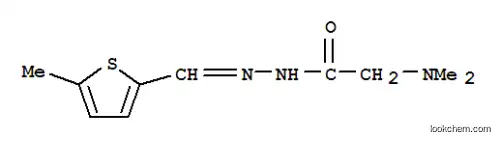 글리신, N, N- 디메틸-, [(5- 메틸 -2- 티에 닐) 메틸렌] 히드라 지드 (9Cl)