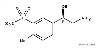 벤젠 술폰 아미드, 5- (2- 아미노 -1- 하이드 록시 에틸) -2- 메틸-, (R)-(9Cl)