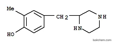 페놀, 2-메틸-4-(2-피페라지닐메틸)-(9CI)