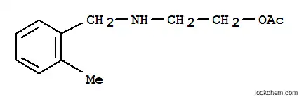에탄올, 2-[[(2-메틸페닐)메틸]아미노]-, 아세테이트(에스테르)(9CI)