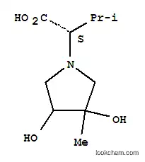 1- 피 롤리 딘 아세트산, 3,4- 디 히드 록시 -3- 메틸-알파-(1- 메틸 에틸)-, (알파 S)-(9CI)