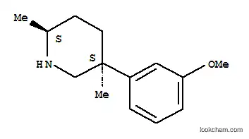 피페리딘, 5-(3-메톡시페닐)-2,5-디메틸-, 시스-(9CI)