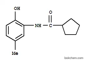 시클로펜탄카르복사미드, N-(2-히드록시-5-메틸페닐)-(9CI)