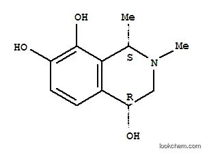4,7,8-이소퀴놀린트리올, 1,2,3,4-테트라히드로-1,2-디메틸-, (1S-시스)-(9CI)