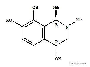 4,7,8-이소퀴놀린트리올, 1,2,3,4-테트라히드로-1,2-디메틸-, (1R-트랜스)-(9CI)