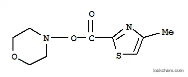 모르폴린, 4-[[(4-메틸-2-티아졸릴)카르보닐]옥시]-(9CI)