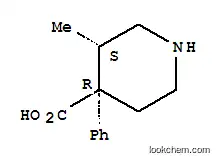 4-피페리딘카르복실산,3-메틸-4-페닐-,트랜스-(9CI)