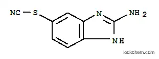 티오시안산, 2-아미노-1H-벤즈이미다졸-5-일 에스테르(9CI)