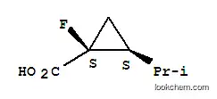 시클로프로판카르복실산, 1-플루오로-2-(1-메틸에틸)-, 시스-(9CI)