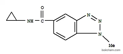 1H-벤조트리아졸-5-카르복사미드, N-시클로프로필-1-메틸-(9CI)