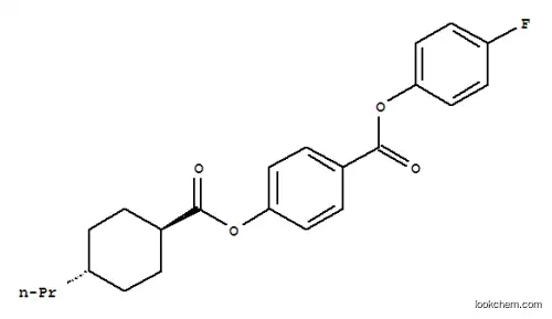 4- 플루오로 페닐 4- (트랜스 -4- 프로필 시클로 헥실 카르 보닐 옥시) 벤조 에이트