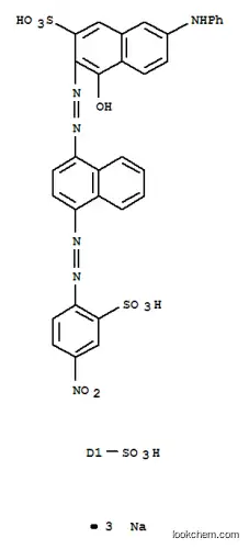 2-나프탈렌술폰산, 4-히드록시-3-4-(4-니트로-2-술포페닐)아조-6(또는 7)-술포-1-나프탈레닐아조-7-(페닐아미노)-, 삼나트륨염
