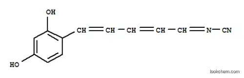 시안아미드, [5-(2,4-디히드록시페닐)-2,4-펜타디에닐리덴]-(8CI)