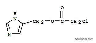 아세트산, 클로로-, 이미다졸-4-일메틸 에스테르(8CI)