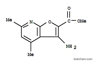 푸로[2,3-b]피리딘-2-카르복실산, 3-아미노-4,6-디메틸-, 메틸 에스테르(9CI)