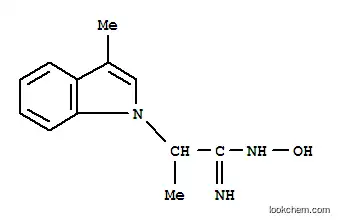 인돌-1-아세트아미독심, 알파,3-디메틸-(8CI)