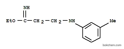 프로피온이미드산, 3-m-톨루이디노-, 에틸 에스테르(8CI)