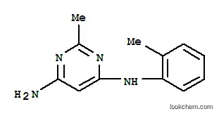 4,6-피리미딘디아민,2-메틸-N-(2-메틸페닐)-(9CI)