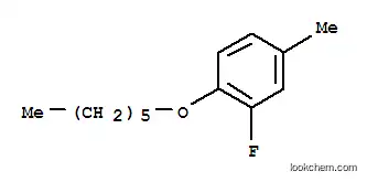 벤젠, 2-플루오로-1-(헥실옥시)-4-메틸-(9CI)